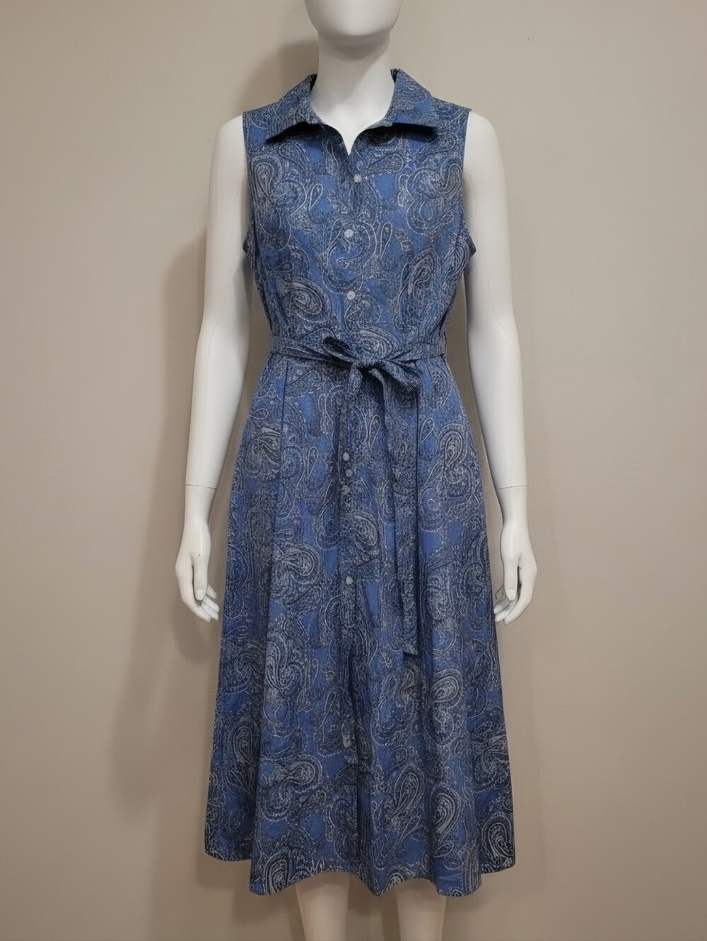 TOMMY HILFIGER HUDSON PAISLEY MIDI DRESS